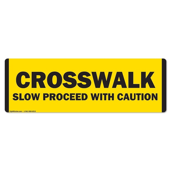 Crosswalk 16in Non-Slip Floor Marker, 12PK, 16 in L, 16 in H, FD-C-16-12PK-99955